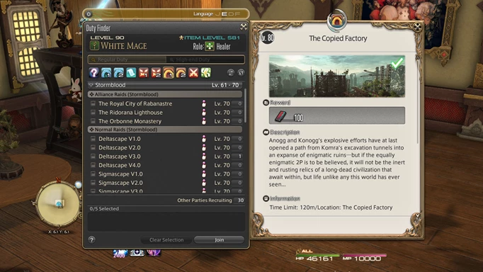Final Fantasy 14 Moogle Treasure Trove gives you special tomestones by running specific duties