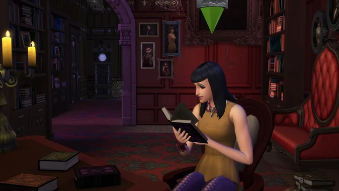 Vampire lore skill in the Sims 4 Vampires pack