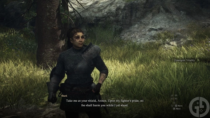 Image showing a Pawn being hired in Dragon's Dogma 2