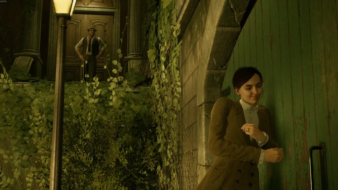 a cutscene of Emily and Edward in Alone in the Dark