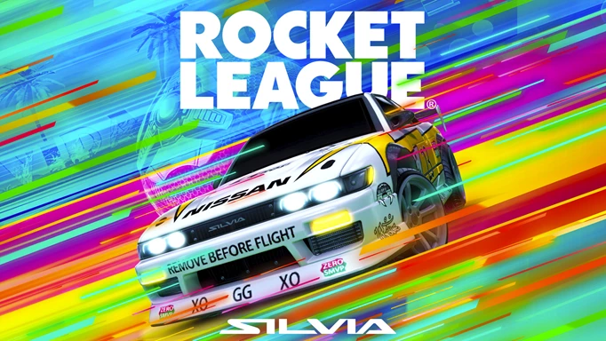 Key art of the Rocket League Season 11 Nissan Silvia