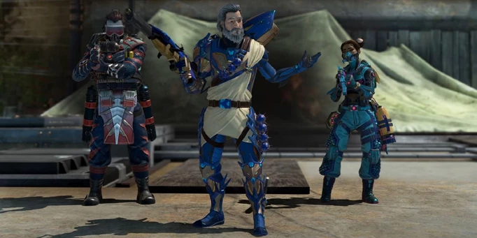 New cosmetics which arrive with the Apex Legends Dark Depths event.