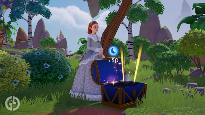 Image of a Moonstone chest in Disney Dreamlight Valley