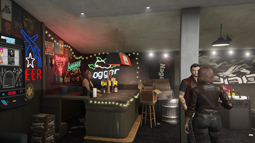A motorcycle club in GTA Online - the subject of many resupply missions.