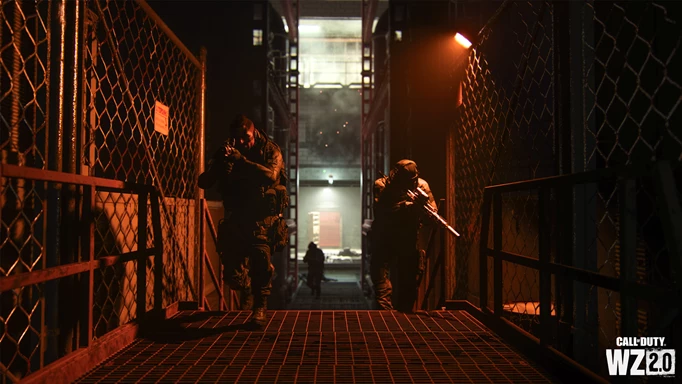 A dark corridor inside the Koschei Complex in DMZ