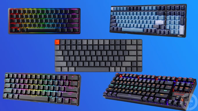 An image of a selection of the best budget mechanical keyboards