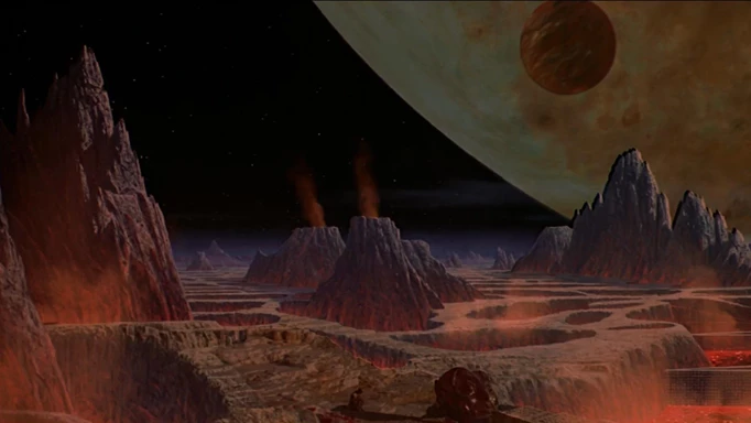 The Ni'Var region of planet Vulcan in Star Trek.