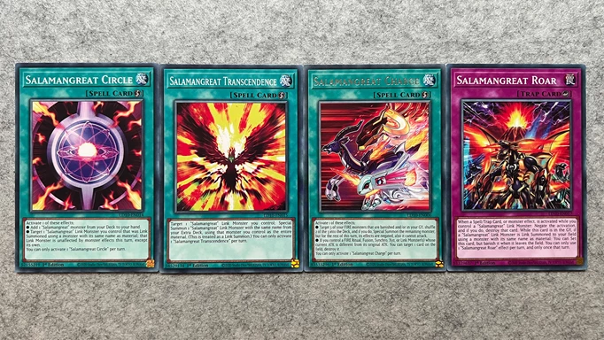 Spell and Trap cards from the Legendary Duelists: Soulburning Volcano Yu Gi Oh set