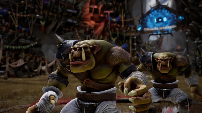 Blood Bowl 3 Review: The Black Orcs preparing to play