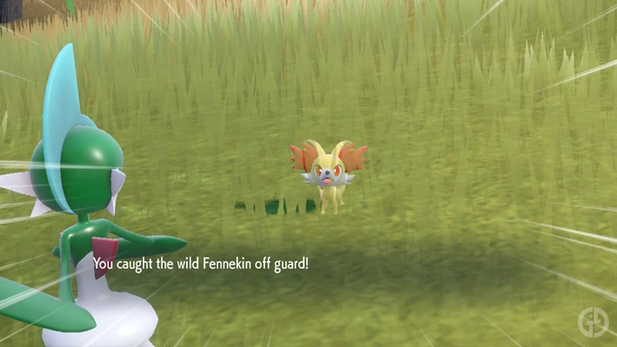 Fennekin in Pokemon's Indigo Disk DLC