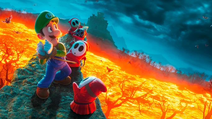 Luigi The Super Mario Bros. Movie Illumination.psd