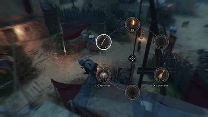 Equipment wheel in Assassin's Creed Mirage