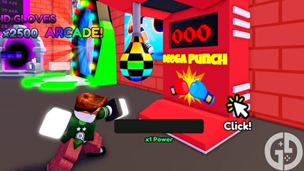 Arcade Punch Simulator Character
