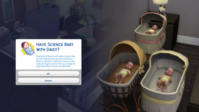The Sims 4 pregnancy cheats: Science baby triplets