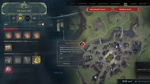 Hogwarts Legacy, Shrivelfig Fruit location
