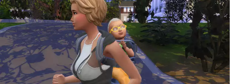 How to use a baby carrier in The Sims 4 Growing Together