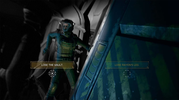 Screenshot of a difficult choice in The Expanse: A Telltale Series