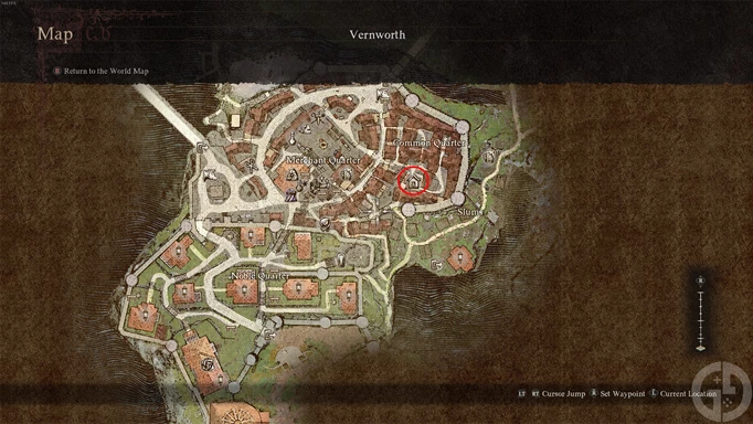 the Vernworth player house location in Dragon's Dogma 2
