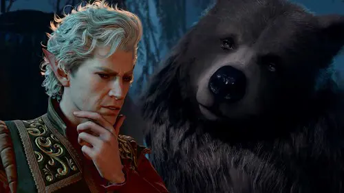 Baldur's Gate Bear and Astarion