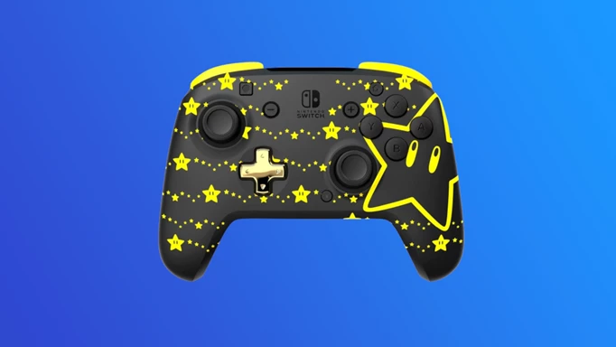 Image of the PDP Rematch Glow wireless controller for Nintendo Switch