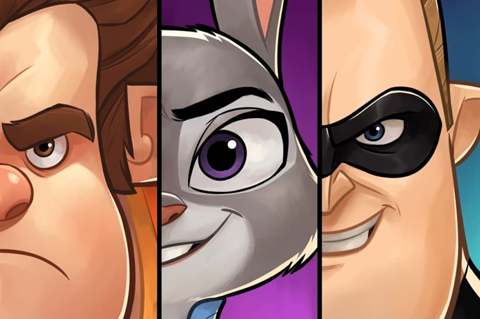 Disney Heroes Battle mode character faces