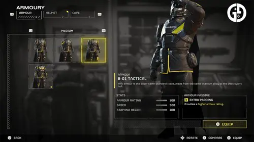 Helldivers 2 Extra Padding passive
