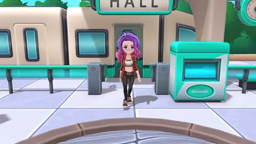 Your customised character arrives at NewTube City
