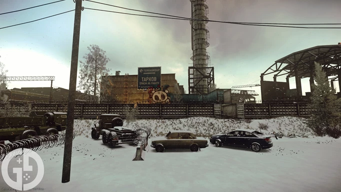 Image of the snow on Customs in Escape from Tarkov