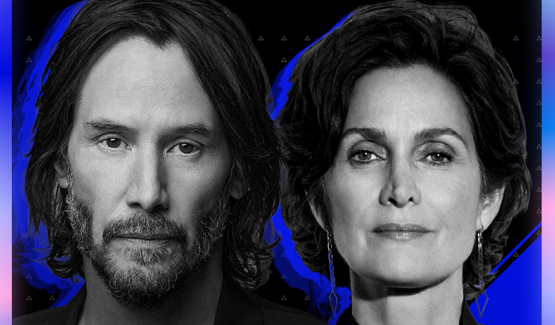 Keanu Reeves and Carie-Anne Moss will be at The Game Awards.