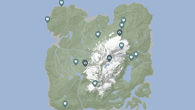 All Hang Glider locations in Sons of the Forest