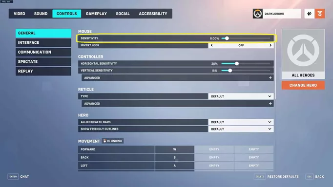How to Find Your Sensitivity Overwatch 