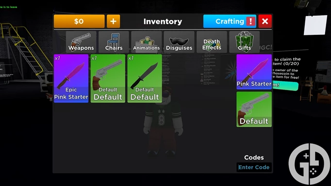 Image showing you how to redeem codes in Point Blank