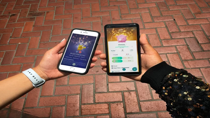 Completing a Lucky Trade in Pokemon GO