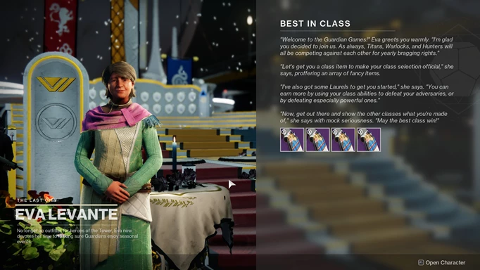 Destiny 2 Best in Class: How to begin