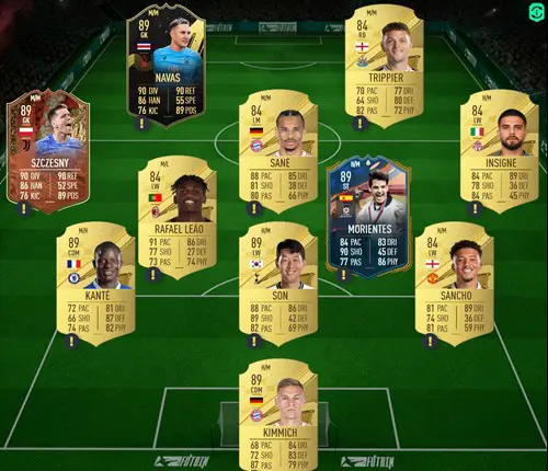 FIFA 23 89+ World Cup or Prime Icon Upgrade SBC Solution 3