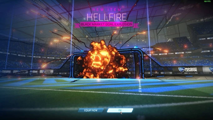 Hellfire, one of the best Rocket League goal explosions