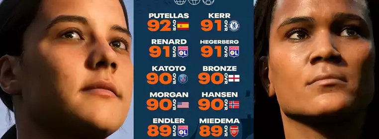 FIFA 23 Top 25 Women's Ratings