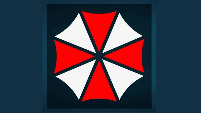 Image of the Umbrella Corp emblem in Armored Core 6