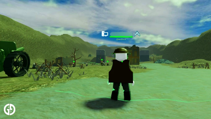 Image of a character standing in War Simulator