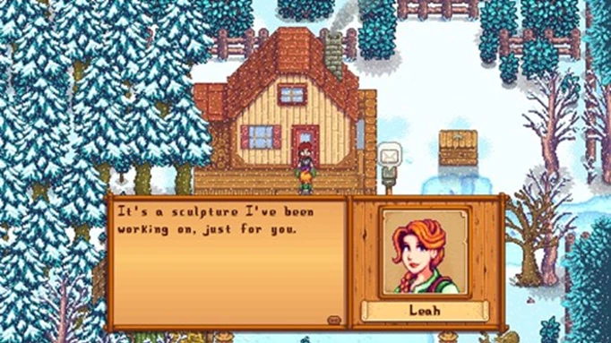 Stardew Valley Leah: Six heart event