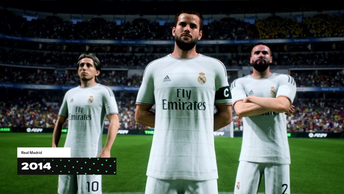 Image of the Real Madrid 2014 kit in EA FC 24