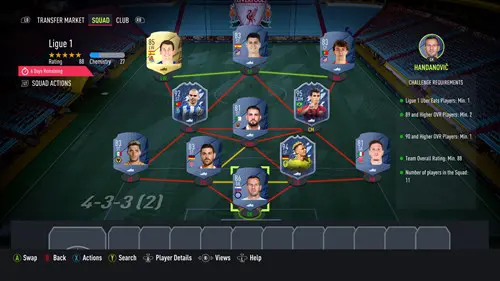 FIFA 22 Renato Sanches SBC cheapest solution ligue 1