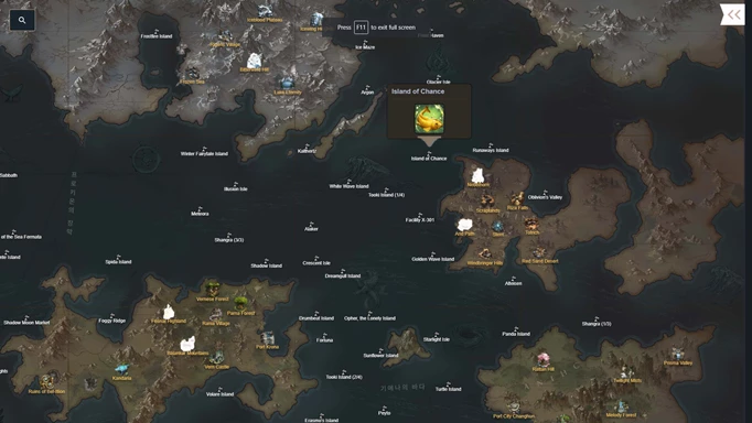 Lost Ark Opportunity Isle location