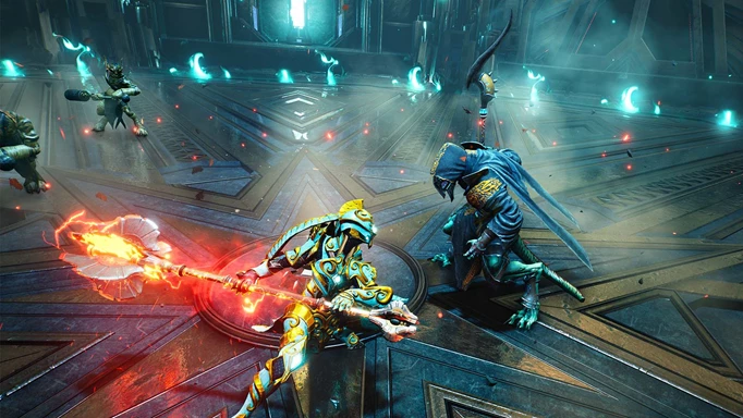Godfall Challenger Edition shows off epic melee combat.