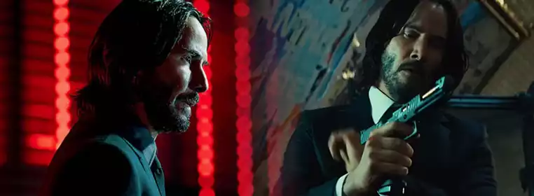 How many words does Keanu Reeves say in John Wick: Chapter 4?