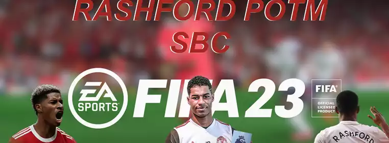 FIFA 23 POTM Rashford SBC Solution
