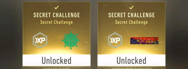 Warzone Secret Challenges Rewards
