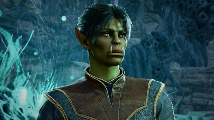 an image of a Half-Orc, one of the Baldur's Gate 3 races