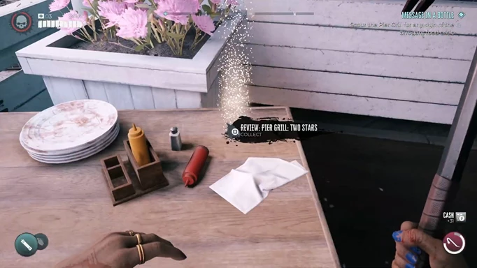 an image of the second journal location in Message in a Bottle in Dead Island 2