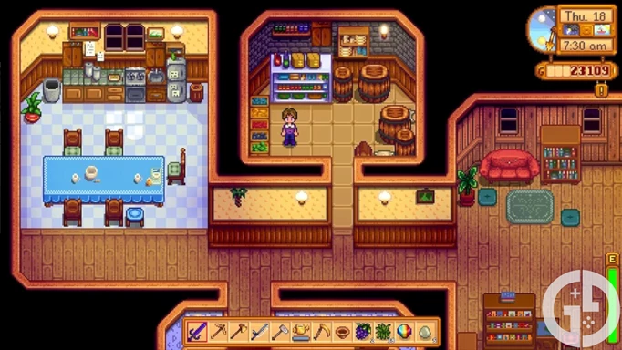 Image of the Community Center Pantry in Stardew Valley